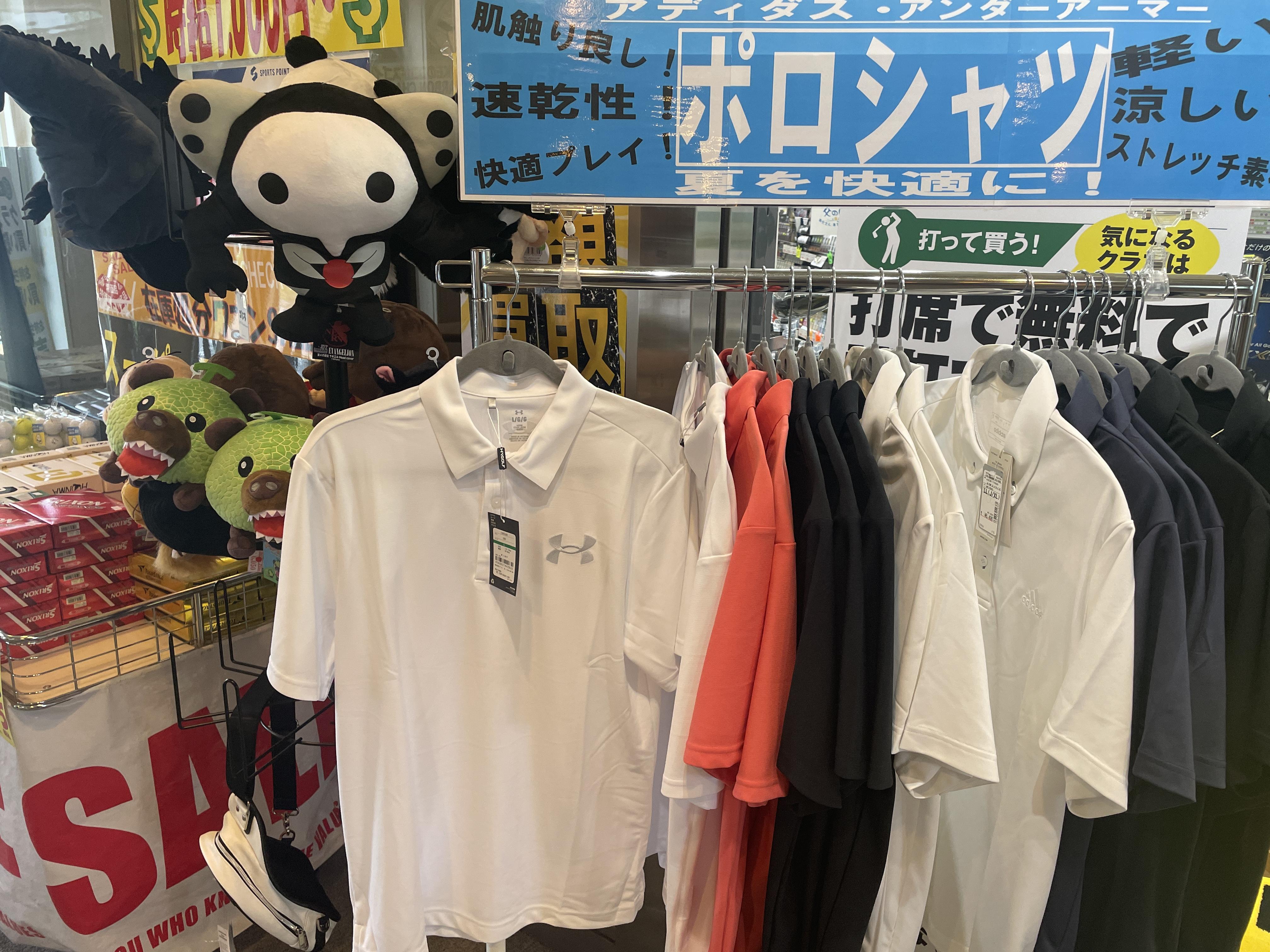 ポロシャツとキャラクターHC（ヘッドカバー）！！