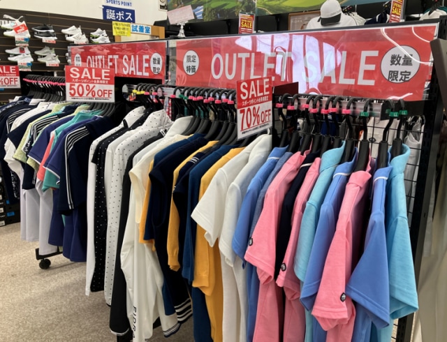 OUTLETウェア大量入荷！