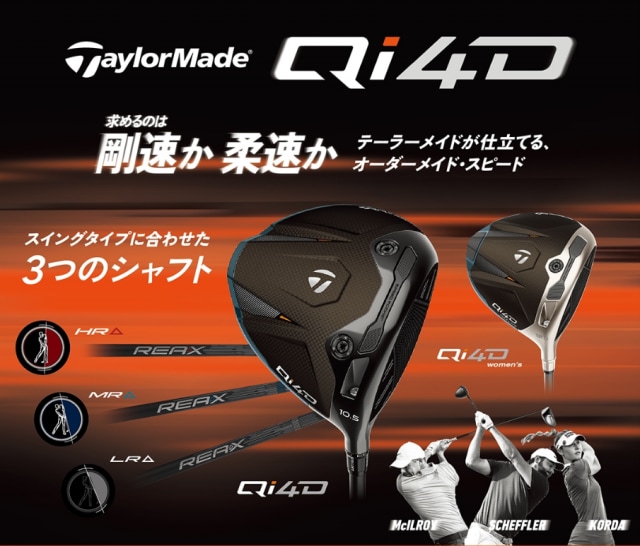 TaylorMade最新モデル【Qi4D】