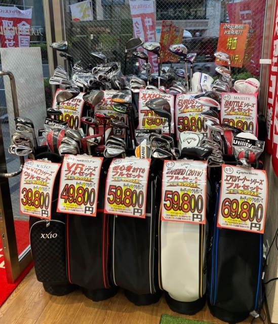 スターター用の中古のフルセット充実しています！