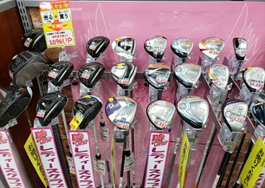 レディス用クラブ充実しています！