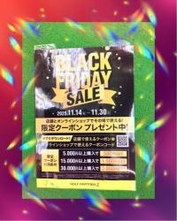 BLACK　FRIDAY　SALE！