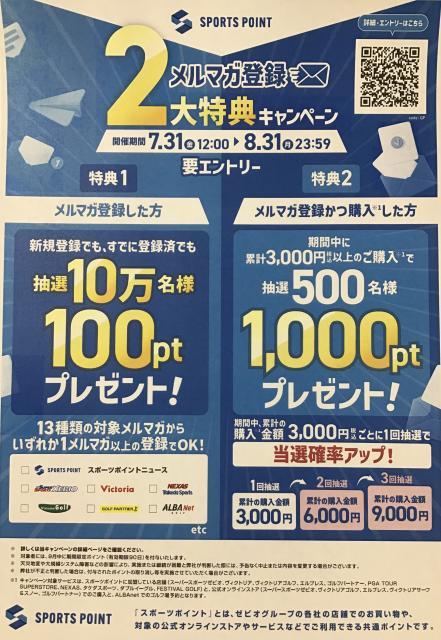 スポーツポイントキャンペーン
