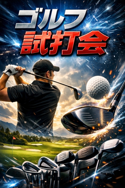 【試打会情報】最新モデルを体感できるチャンス！1月25日（日）開催！