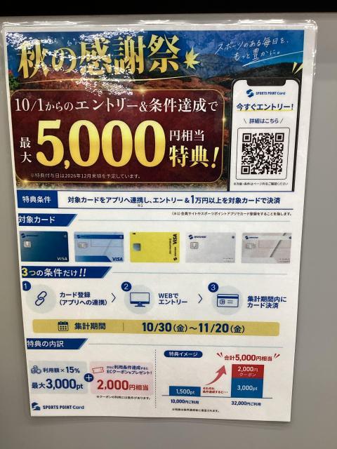スポーツポイントカード