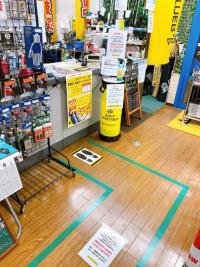 コロナ対策を実施しております!!