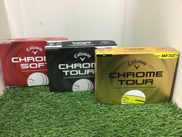 キャロウェイNEW　CHROMEシリーズボール☆