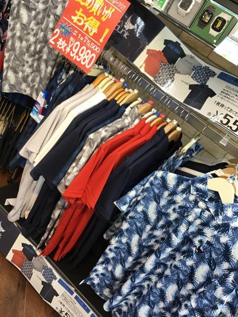 夏物ウエア入荷です