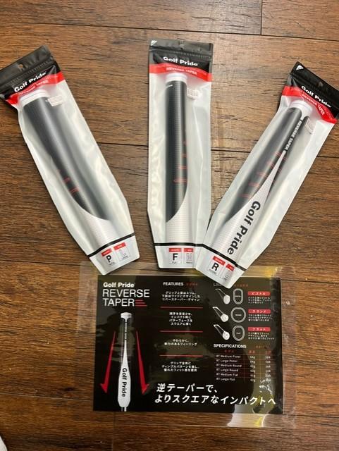 新商品Golf Pride REVERSE TAPER