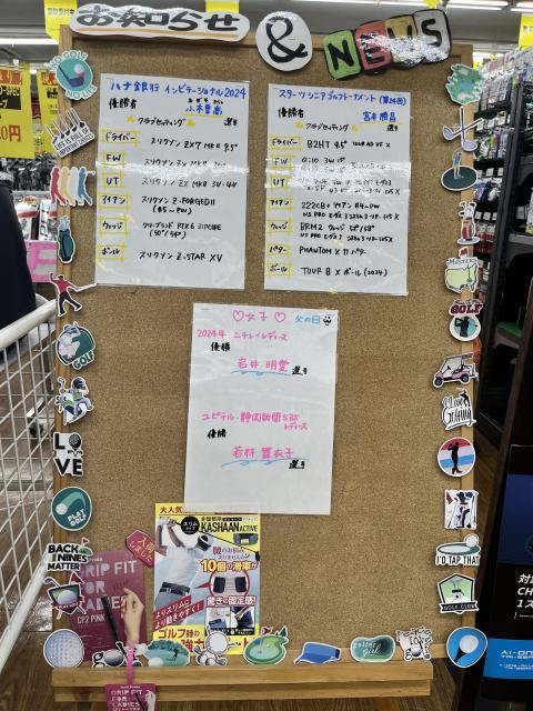 今週のクラブセッティング☆