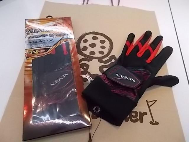 あったかグローブで快適にラウンド出来ます。