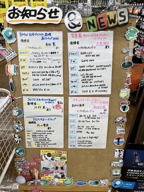 今週のプロのセッティング♪