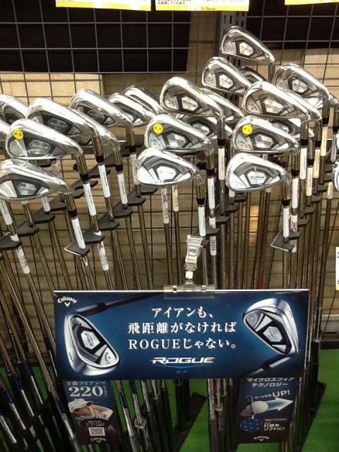 ROGUEアイアンセット入荷