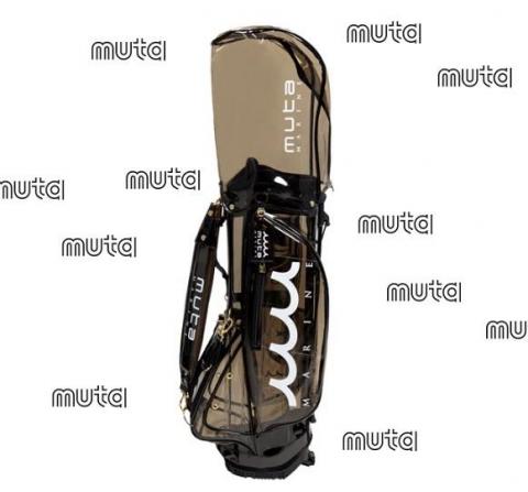 muta marineのクリアーキャディバッグ