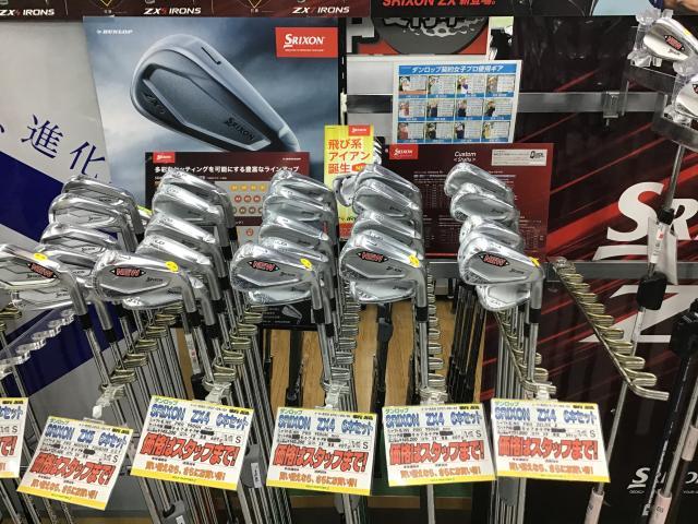 スリクソンアイアン新製品入荷のご案内！！
