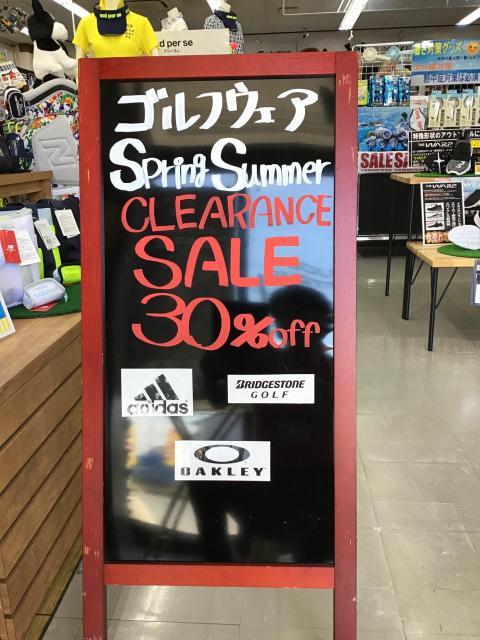 CLEARANCE SALE！！