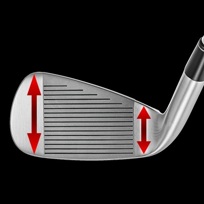 安心感あるホッケースティックフェース