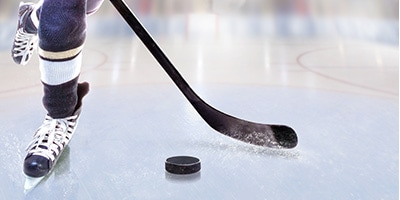 安心感あるホッケースティックフェース