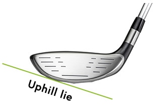 Uphill lie