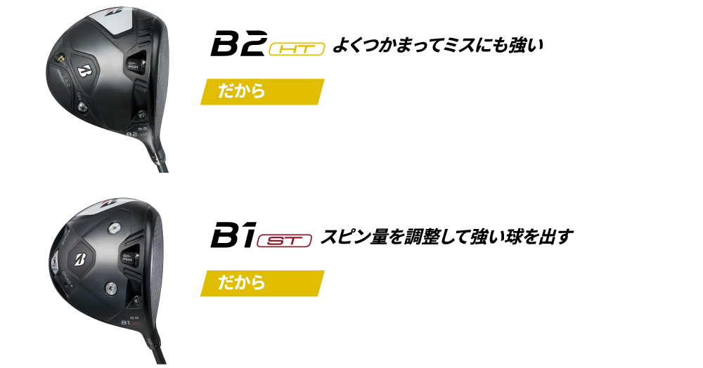 よくつかまってミスにも強い スピン量を調整して強い球を出す