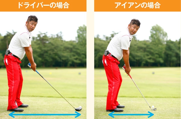 Golf Partner 中古クラブ選びのウェブマガジン Com 誰でも簡単 ドラコン王者安楽拓也プロのゴルファータイプ別飛距離アップレッスン 初心者編 第5回 正しいボールポジション