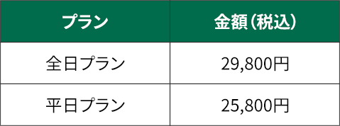 料金表