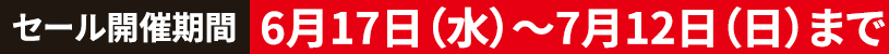 セール開催期間