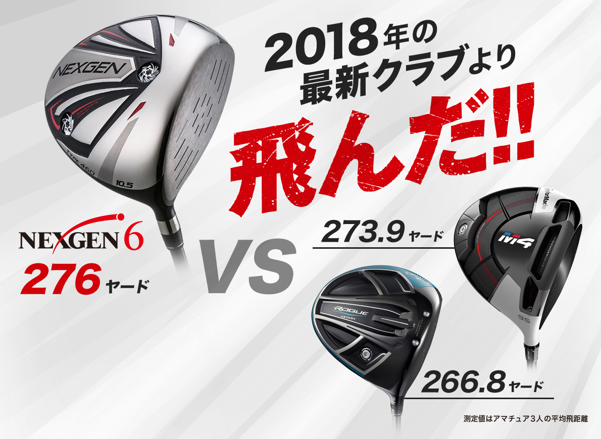 めっちゃ飛ぶ ドライバー Nexgen6 その性能は 中古ゴルフクラブが豊富なゴルフパートナー